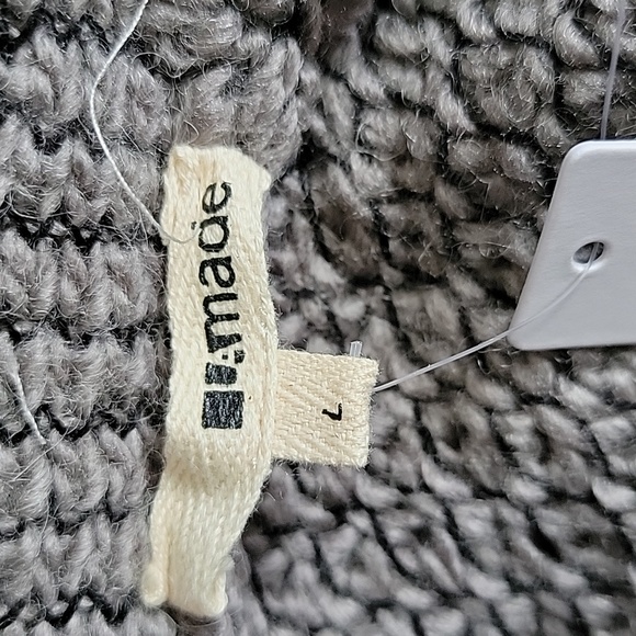 LAMADE HEATHER GREY KNIT SWEATER/ L. - Picture 4 of 13